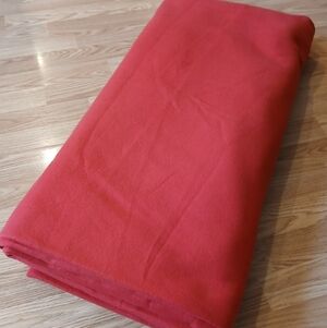 6.5 Yards Solid Red Fleece Fabric Material